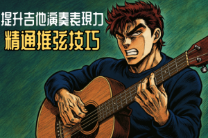 吉他推弦