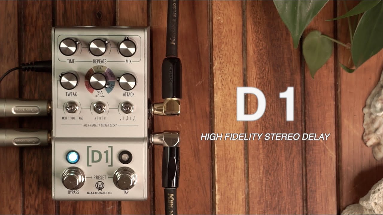 Walrus Audio Mako Series MKII: D1 High-Fidelity Delay 延遲效果器