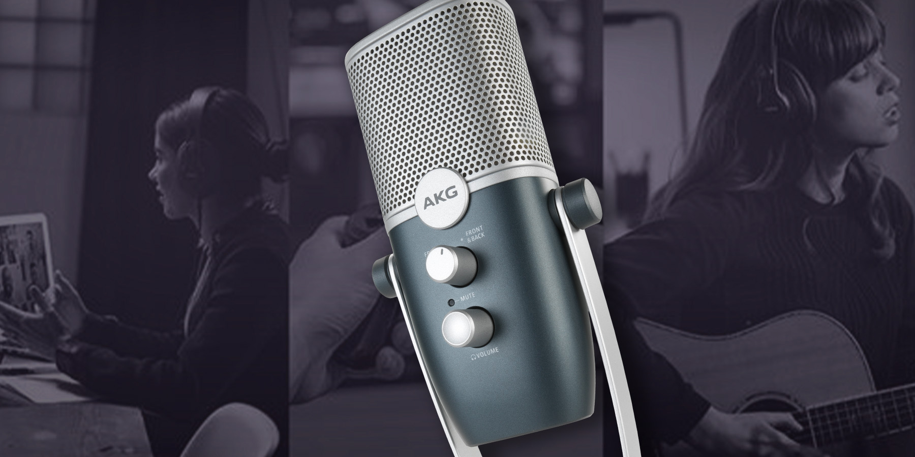 AKG Ara 雙模式 USB 麥克風｜錄音/直播/音樂製作首選！