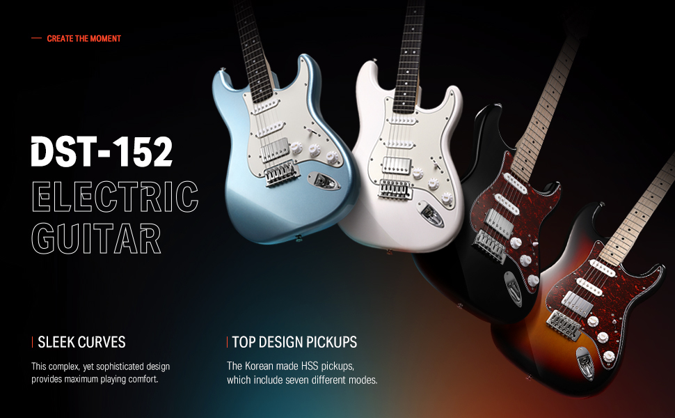 Donner DST-152 Electric Guitar 電吉他系列 四色可選