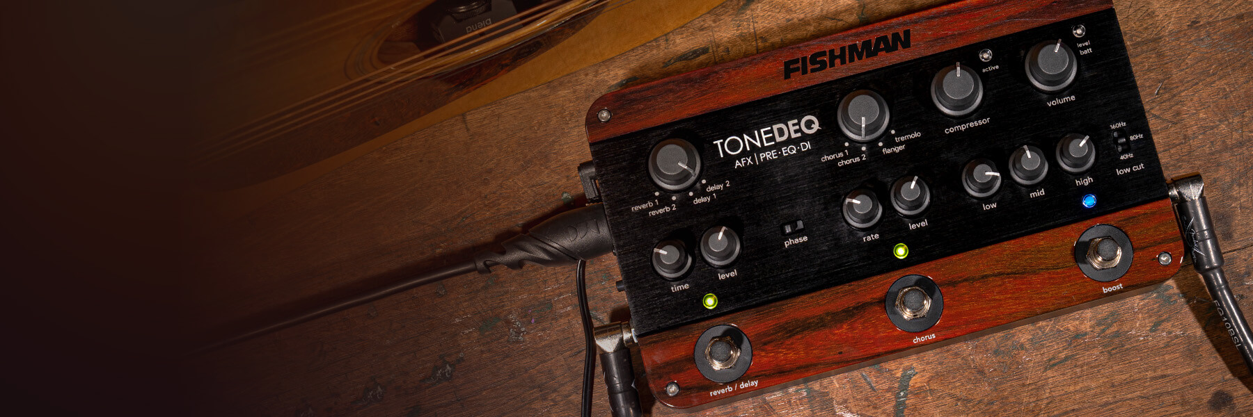 2. Fishman ToneDEQ Preamp EQ木吉他效果器