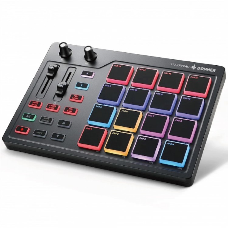 Donner DPD-16 StarryPad MIDI PAD Controller 打擊墊 MIDI控制器 Donner DPD-16 StarryPad MIDI PAD Controller 打擊墊