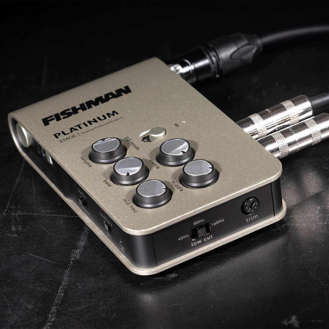 FISHMAN前級 木吉他效果器 Platinum Stage Preamp/EQ/DI