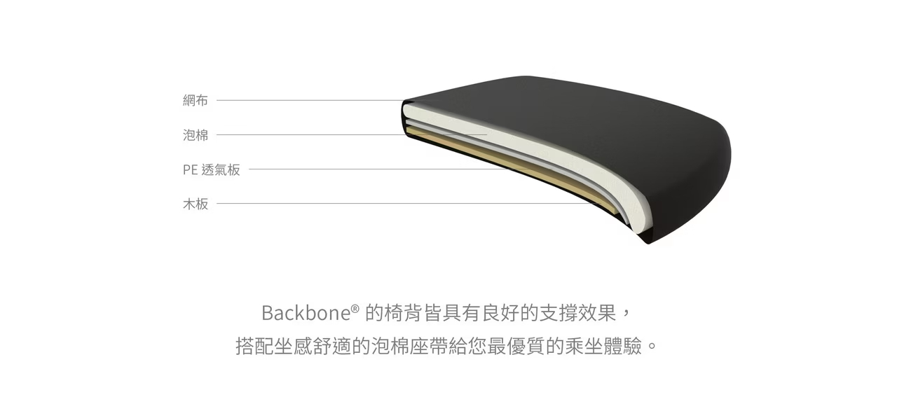 Backbone Hydra™ 工學椅 ◌ 商務熱銷款1