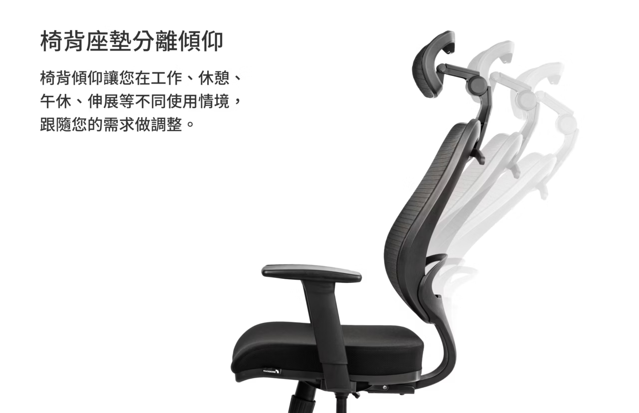 Backbone Kangaroo™ 袋鼠工學椅 ◌ 熱銷基本款