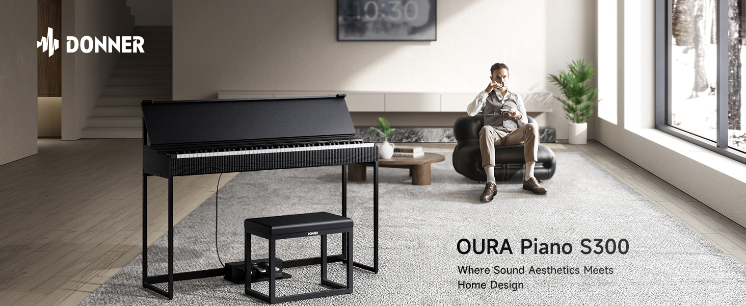 DONNER 電鋼琴 OURA PIANO S300 