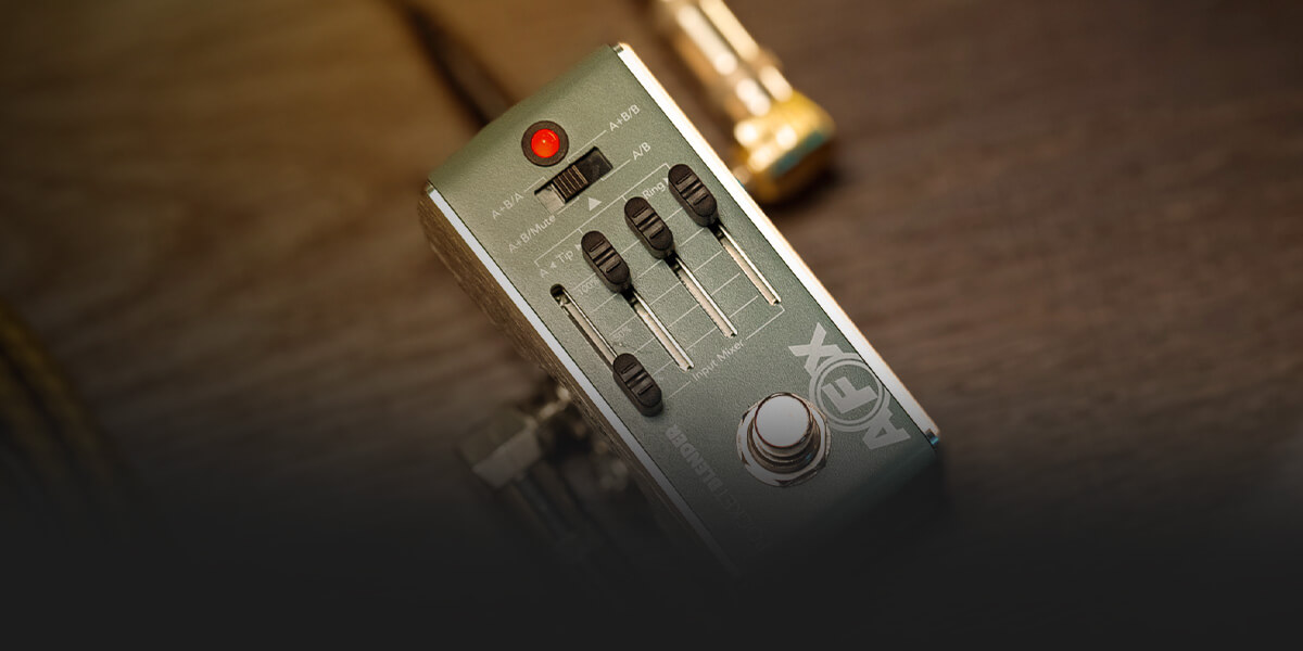 FISHMAN : AFX Pocket Blender Mini 混音:分線:DI 木吉他效果器