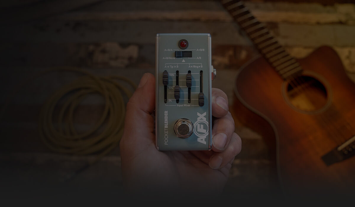 FISHMAN : AFX Pocket Blender Mini 混音:分線:DI 木吉他效果器