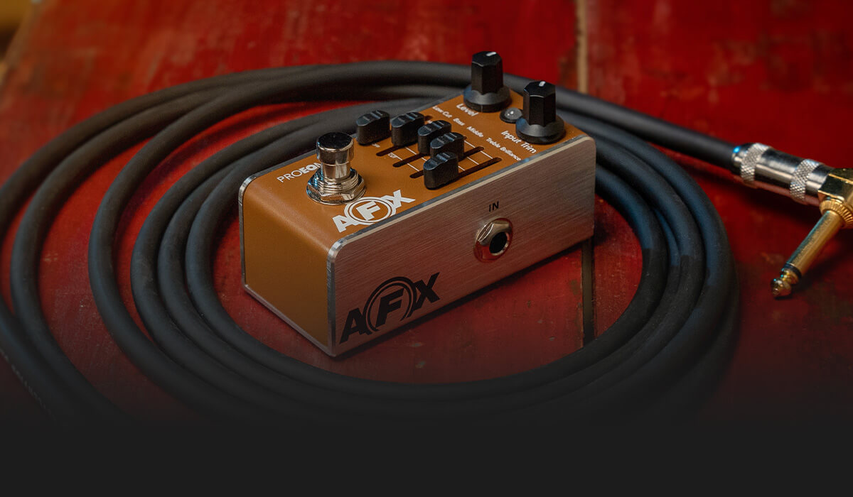 FISHMAN AFX Pro EQ Mini 木吉他效果器 EQ效果器