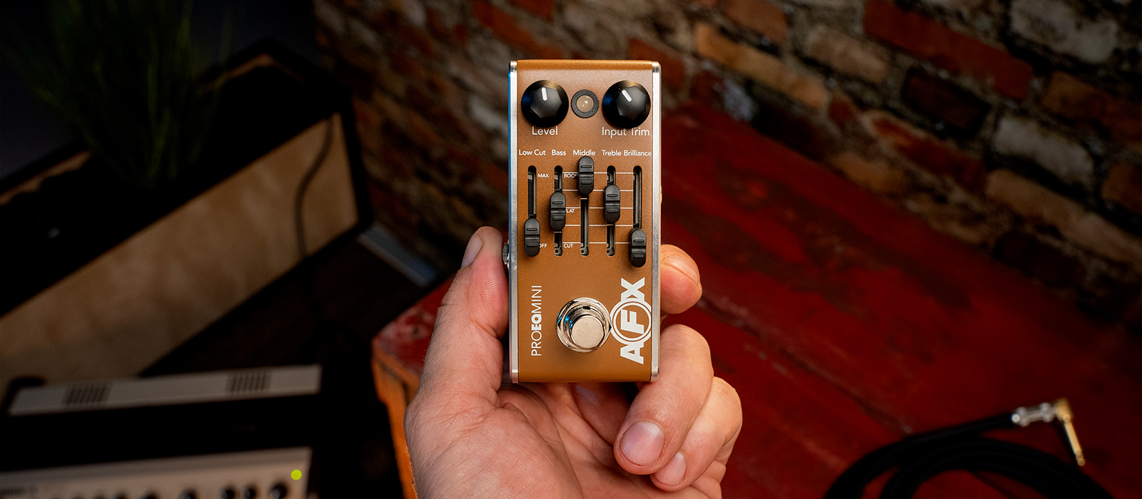 FISHMAN AFX Pro EQ Mini 木吉他效果器 EQ效果器