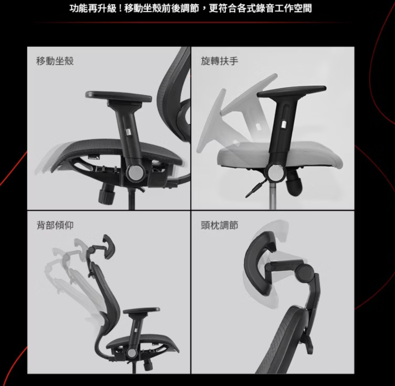 人體工學樂手椅