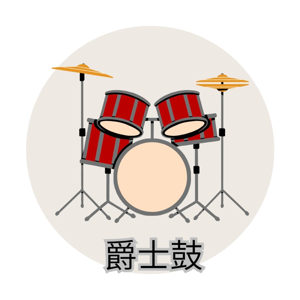 金賢講網站商品分類圖-爵士鼓
