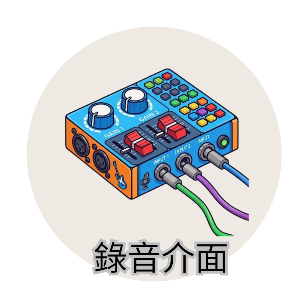金賢講網站商品分類圖-錄音介面