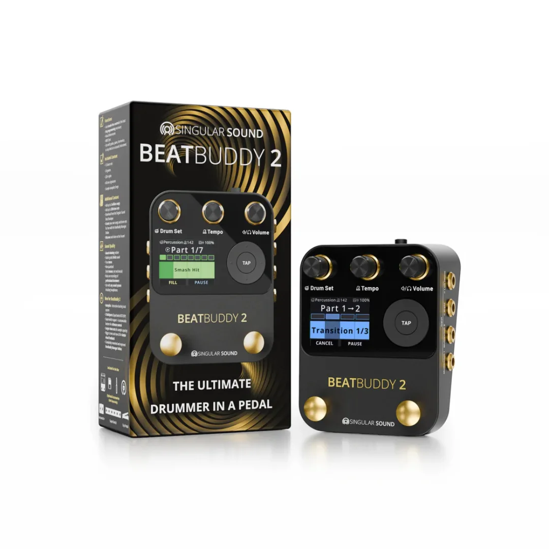 Singular Sound BeatBuddy 2 鼓機-你的專屬虛擬鼓手 Singular Sound BeatBuddy 2 鼓機-你的專屬虛擬鼓手