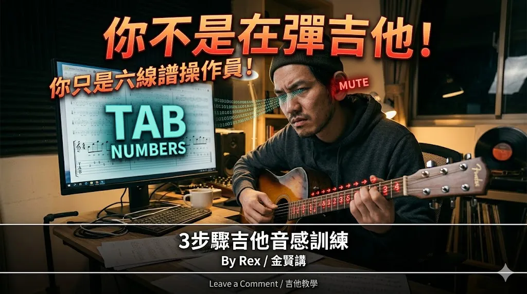你不是在彈吉他，你只是六線譜操作員！吉他音感訓練